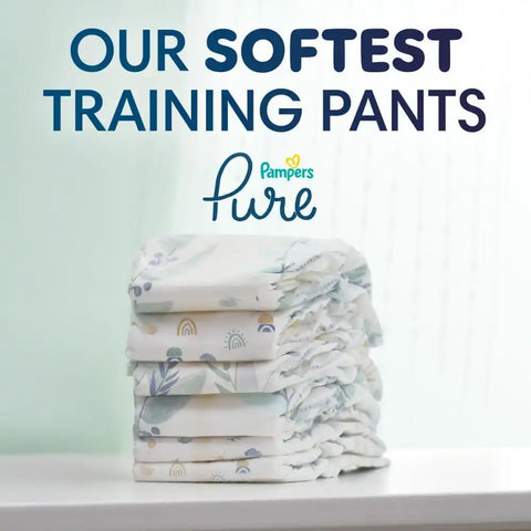 Pampers Pure Protection Training Underwear, Unisex, Size 3T4T, 58 Count, Premium, Hypoallergenic, Soft, Absorbent