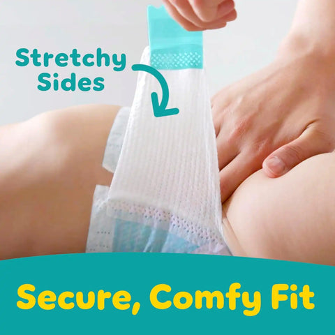 Pampers Diapers - Baby Dry - Size 1, 120 Count, Absorbent Disposable Infant Diaper (Packaging May Vary)