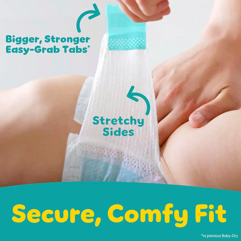 Pampers Diapers - Baby Dry - Size 6, 21 Count, Absorbent Disposable Infant Diaper (Packaging May Vary)