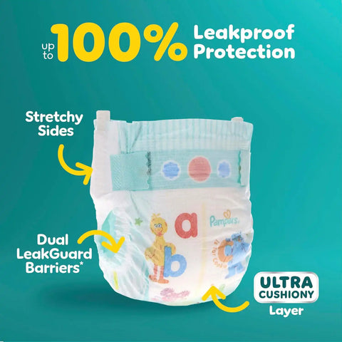 Pampers Diapers - Baby Dry - Size 2, 37 Count, Absorbent Disposable Infant Diaper (Packaging May Vary)