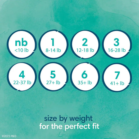 Pampers Pure Protection Disposable Baby Diapers Size 1, One Month Supply (198 Count) with Aqua Pure Baby Wipes, 6X Pop-Top Packs (336 Count)