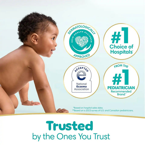 Pampers Sensitive Baby Wipes, Clinically Proven, Fragrance Free, Unscented, Water Based, Hypoallergenic, Multi-Use, Hand Wipes 672 Wipes Total (12X Flip-Top Packs) [Packaging May Vary]