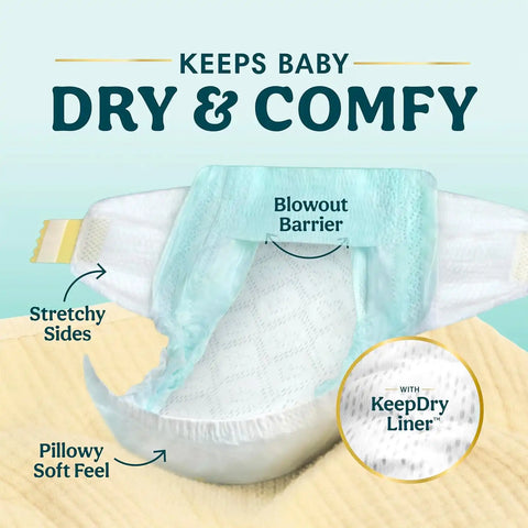Pampers Swaddlers Disposable Baby Diapers Size 3, 2 Month Supply (2 x 168 Count) Sensitive Water Based Baby Wipes 12X Multi Pack Pop-Top and Refill (1008 Count) [Packaging May Vary]