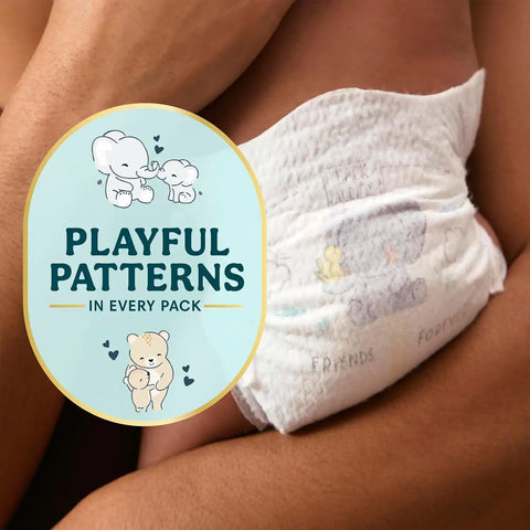 Pampers Swaddlers Disposable Baby Diapers Size 6, 2 Month Supply (2 x 108 Count) with Sensitive Water Based Baby Wipes 12X Multi Pack Pop-Top and Refill (1008 Count) [Packaging May Vary]