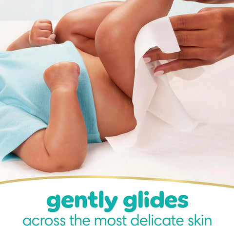 Pampers Pull On Cruisers 360° Fit Disposable Baby Diapers Size 4, One Month Supply (144 Count) with Sensitive Water Based Baby Wipes 6X Pop-Top Packs (336 Count)