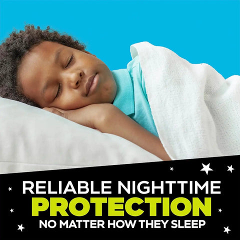 Ninjamas Boys Bedwetting Nighttime Underwear, Size S/M (38-70 lbs), 88 Count+ Pampers Wipes, Sensitive, Water Based Wipe, Hypoallergenic, and Unscented 336 Wipes Total [Packaging May Vary]