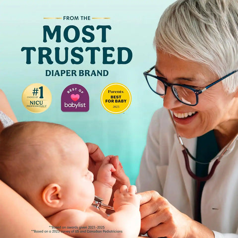 Pampers Swaddlers Diapers, Size 3 (13-26 lbs), 78 Count, Fragrance Free, Hypoallergenic, Absorbent, Pediatrician Recommended, Skin Safe