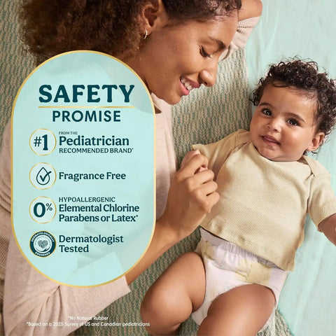 Pampers Swaddlers Diapers, Size 3 (13-26 lbs), 78 Count, Fragrance Free, Hypoallergenic, Absorbent, Pediatrician Recommended, Skin Safe